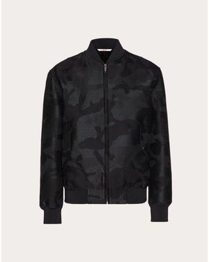 VALENTINO - VALENTINO トワル イコノグラフ ストレッチ ビスコース ジャンパー VALENTINO トワル イコノグラフ ストレッチ ビスコース ジャンパー