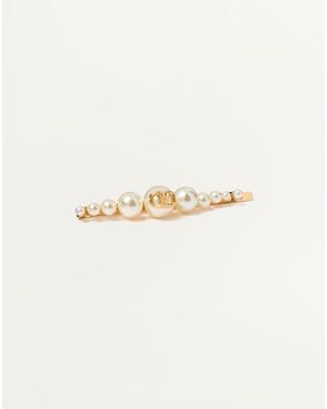 【Valentino】Vロゴ シグネチャー ベルベット ボウ ヘアクリップ Vロゴ シグネチャー ベルベット ボウ ヘアクリップ for