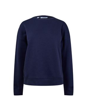 Calvin Klein Sweatshirt Für Damen, Regulär, Drop-Ärmel - Blau