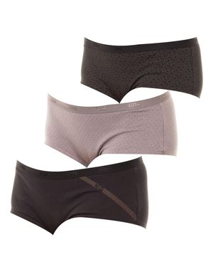 DIM Pack-3 Lot New York Culottes Mit Innenfutter D4C20 Frau - Braun