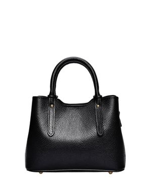 Anna Luchini Rindsledertasche - Schwarz