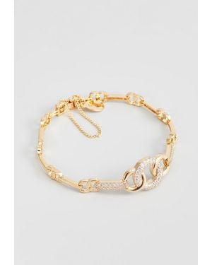 U.S. POLO ASSN. Us Polo Assn Jewellery Margaret Gelbgoldarmband - Weiß