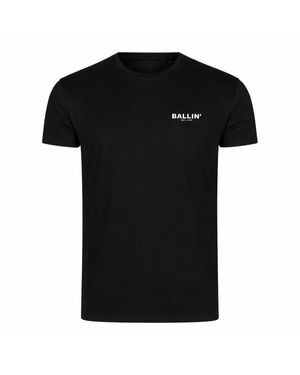 Ballin Amsterdam Est. 2013 T-Shirt Ss Rückentext Welt - Schwarz