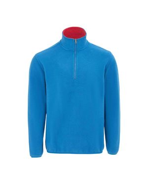 Donnay Fleecejacke Für Herren, Mit Kurzem Reißverschluss - Blau