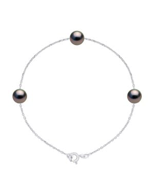 Ateliers Saint Germain Armband Trio - Weiß