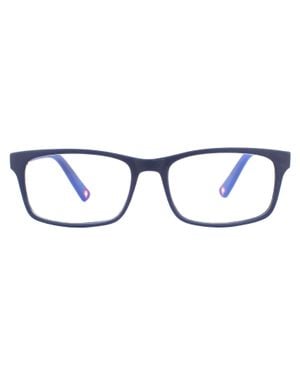 Montana Rechteckige -Mattblaue Brille