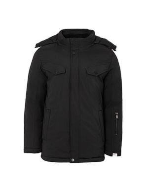 Lee Cooper Steppjacke Für Herren, Mit Kapuze - Schwarz