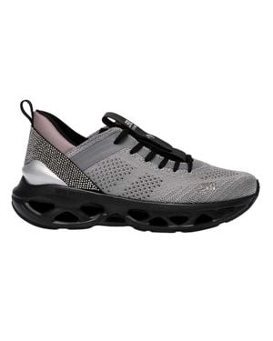 Steve Madden "Surge" Sneaker Für Damen, Netzmaterial (Dunkelgrau) - Schwarz