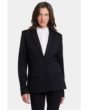 NYDJ Klassisches Blazer-Jackett Aus Ponte-Strick - Blau