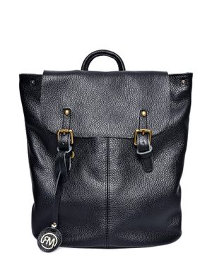 Roberta M Rindsledertasche - Schwarz