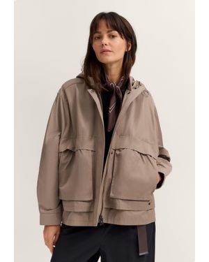 Bugatti Damen Blouson Oversized Wasserabweisend - Natur