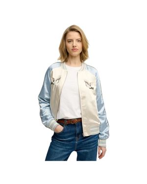 Superdry Damen-Suikajan-Jacke - Weiß