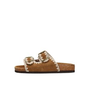 PS Poelman Monica Damen Sandalen - Braun