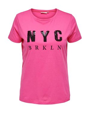 Only Carmakoma T-Shirt - Pink