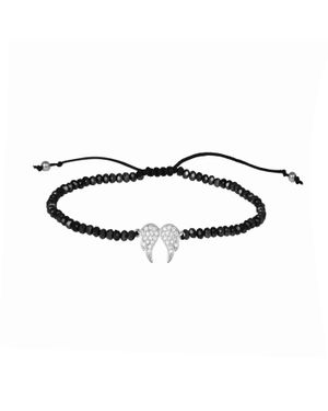 Luxenter Armband, 925Er Sterlingsilber Und Rhodinierte, Glänzende Zirkonias - Braun