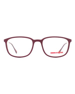 Prada Brille Rahmen Ps03Hv Vyx1O1 Bordeaux Gummi Männer - Braun