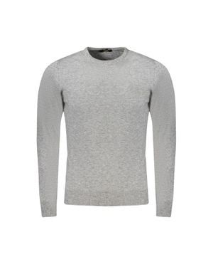 Roberto Cavalli Graue Viskose Herrenpullover