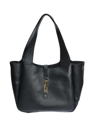 Roberta M Rindsledertasche - Schwarz