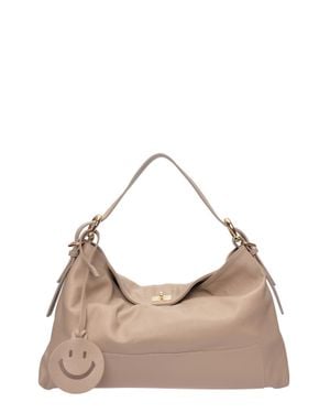 Luisa Vannini Rindsledertasche - Natur