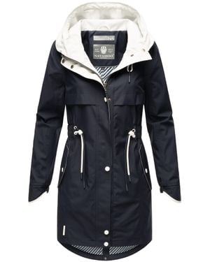 Navahoo Damen Übergangsjacke Xankaa Mit Kapuze - Blau