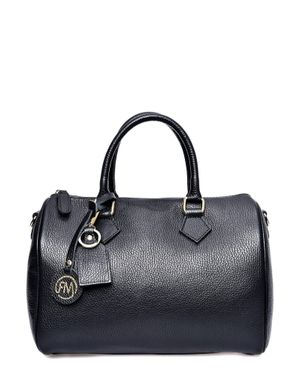Roberta M Rindsledertasche - Schwarz