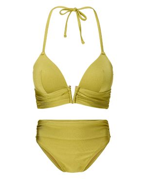 Lingadore Triangle Padded Bikiniset - Grün