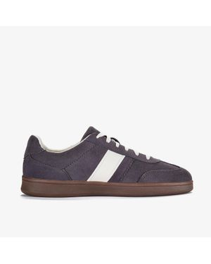 Clarks Seco Speed Dark Suede Sneakers - Lila