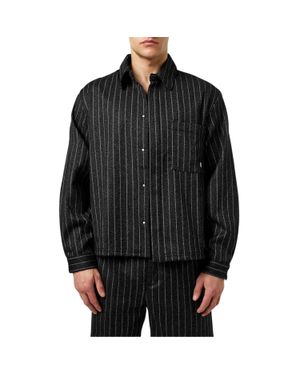 Represent Hemdjacke Für Herren, Leger Gestreift) - Schwarz