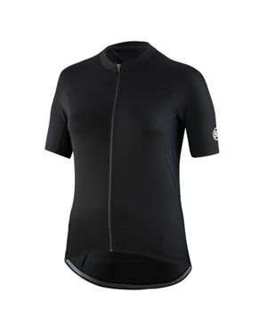 Bicycle Line "Karol" Trikot Für Damen, Durchgehender Reißverschluss, Kurzärmlig - Schwarz