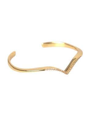 Nialaya Bogenflügel-Cuff Skyfall Cz 925 Armband - Mettallic