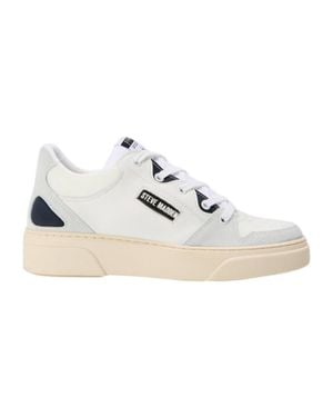 Steve Madden "Kingpin" Schuhe Für Herren, Zum Schnüren, Flach /Marine) - Weiß