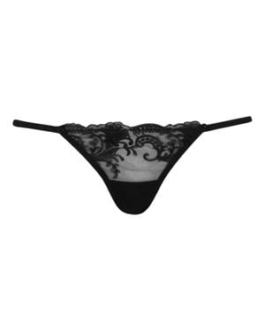 Bluebella Slips Für Damen, Netzmaterial - Schwarz