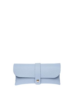Roberta M Leder Sonnenbrillenetui - Blau