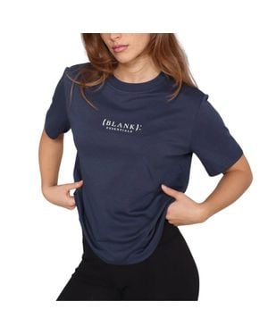 Blank Essentials "Essentials" T-Shirt Für Damen, Boyfriend - Blau