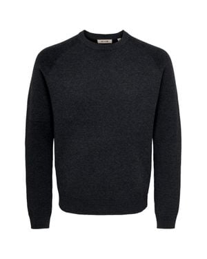 Only & Sons Pullover - Blau