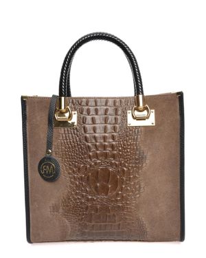 Roberta M Rindsledertasche - Braun