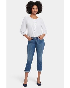NYDJ Chloe Skinny Capri-Jeans Aus Cool Embrace Denim - Blau