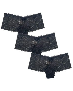 Be You Slips Für Damen, Spitze (3Er-Pack) - Blau
