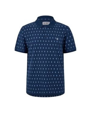 Original Penguin "Minimal" Poloshirt Für Herren, Regulär (Warmes) - Blau