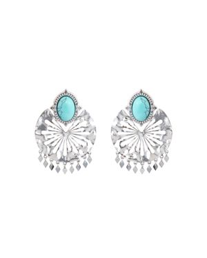 Luxenter Ohrringe Mit Silber- Und Amazonit-Finish – Kumora - Blau