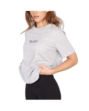 Blank Essentials "Essentials" T-Shirt Für Damen, Boyfriend - Grau