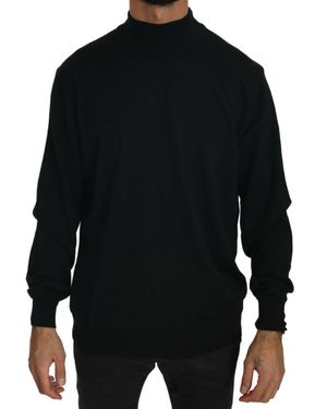 Mila Schon Mila Schön Schwarzer Rollkragenpullover Aus Reiner Wolle