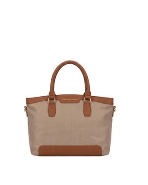 Gianmarco Venturi Schultertasche - Braun