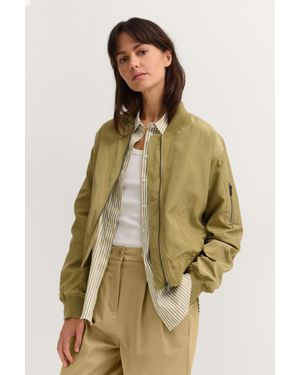 Bugatti Damen Blouson Aus Leicht Glänzendem Oberstoff - Natur