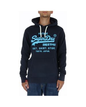 Superdry Vintage-Logo-Hoodie - Blau