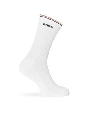 BOSS Knöchelsocken Für Herren (3Er-Pack) - Weiß