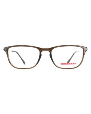 Prada Rectangle Herren Ps05Iv - Braun