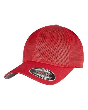 Flexfit "360 Omnimesh" Baseball-Mütze - Rot