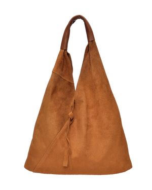 Anna Luchini Rindsledertasche - Braun
