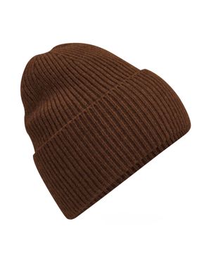 BEECHFIELD® Mütze Mit Bündchen (Walnussbraun)
